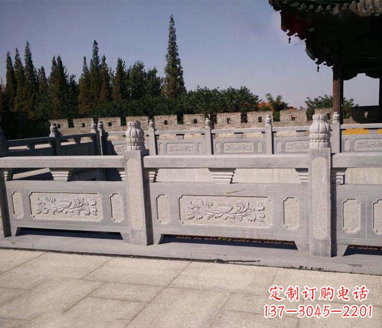 东营园林仿古石栏板景观石雕 (2)