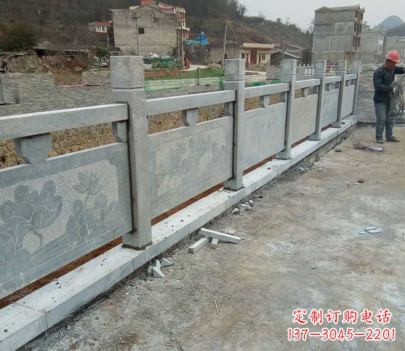 东营园林仿古石栏板景观石雕 (5)