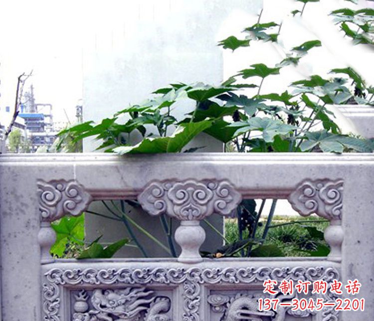 东营园林仿古石栏板景观石雕 (6)