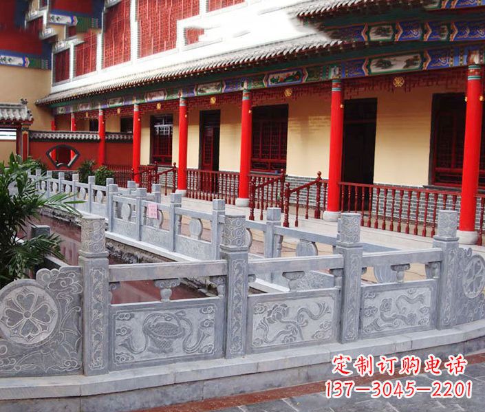 东营园林仿古石栏板景观石雕 (12)