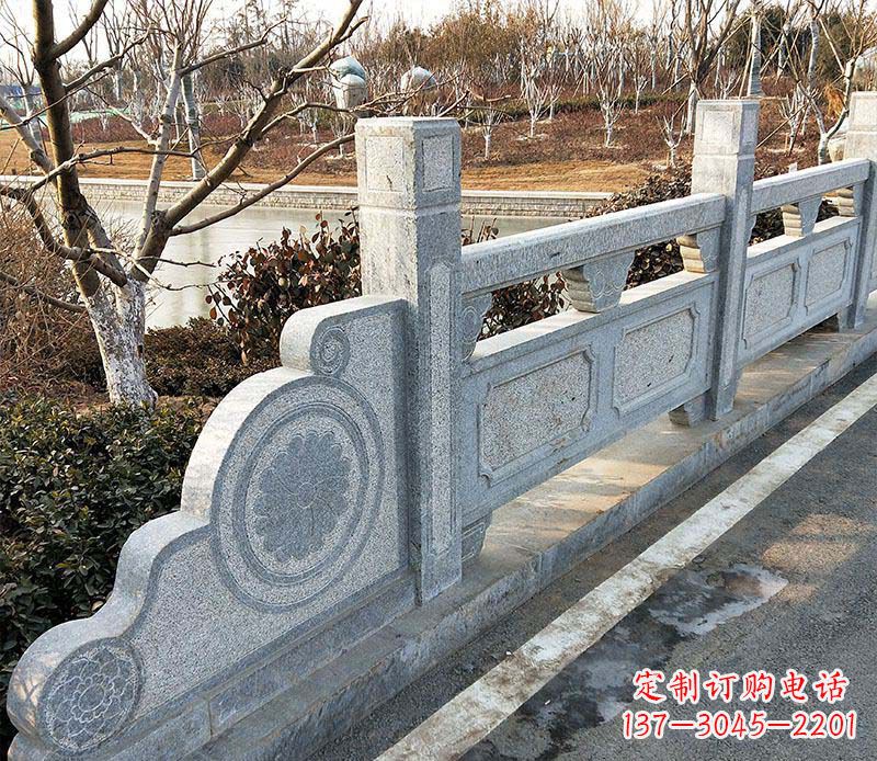 东营园林仿古石栏板景观石雕_1