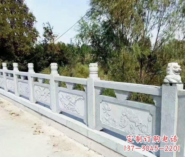 东营园林景观大理石栏板石雕_1