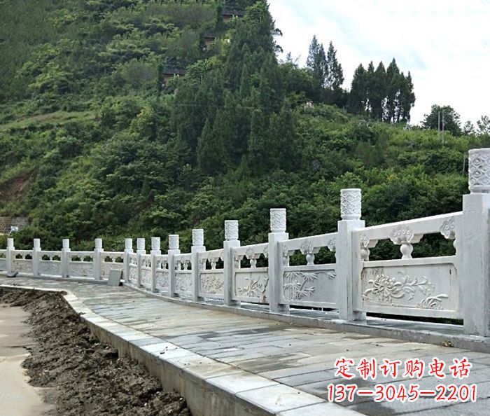 东营园林景观大理石栏板石雕_2