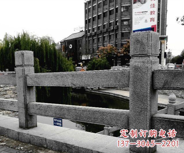 东营园林景观仿古石雕栏板 (9)