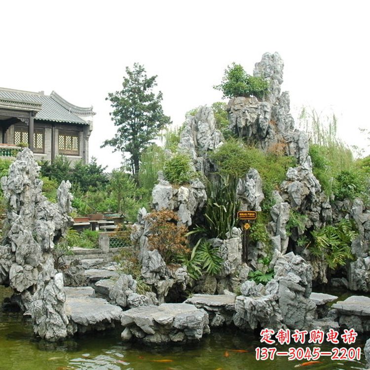 东营园林庭院奇石假山