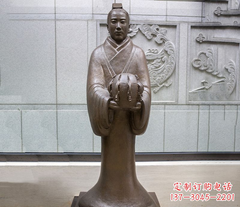 东营张衡科学家 人物铜雕