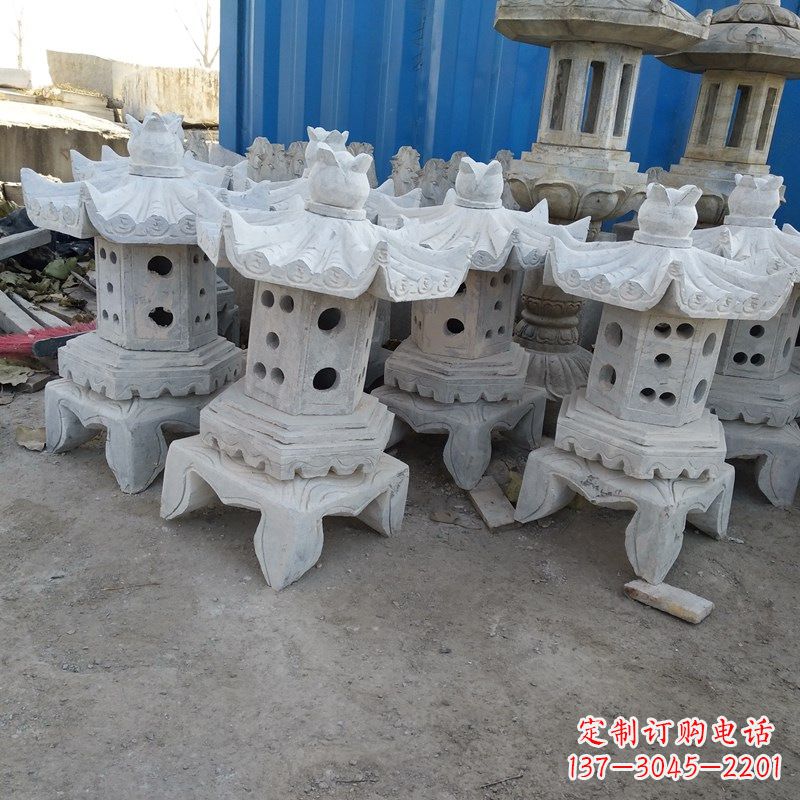 东营中式古代石灯笼