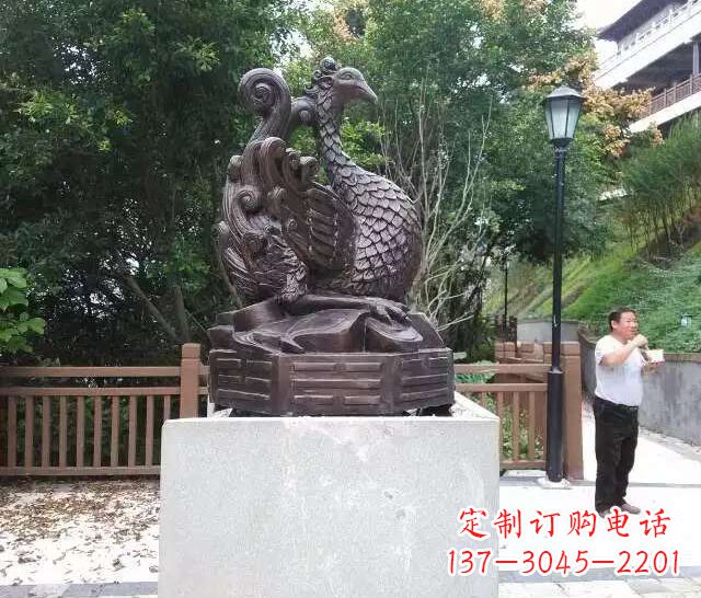 东营朱雀神兽雕塑