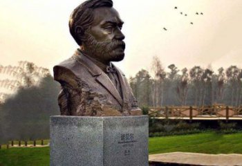 东营校园名人诺贝尔雕塑