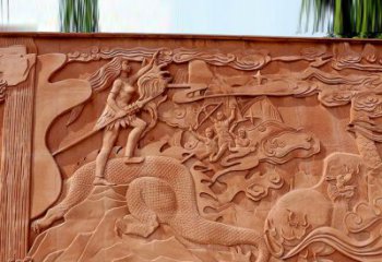 东营中国远古文化浮雕