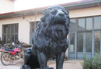 东营铸铜狮子铜雕