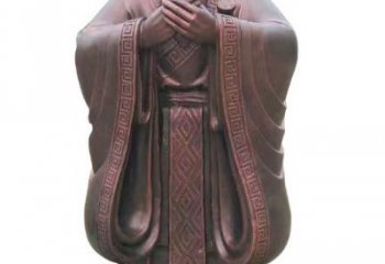 东营紫铜孔子像