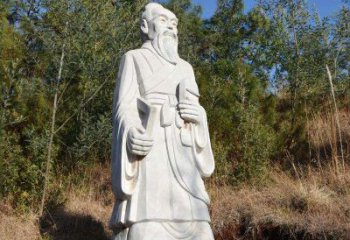 东营祖冲之汉白玉石雕像-公园景区中国古代名人雕塑